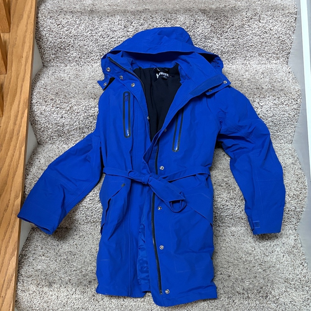 Lands' End Women’s Fleece Lined Rain Jacket